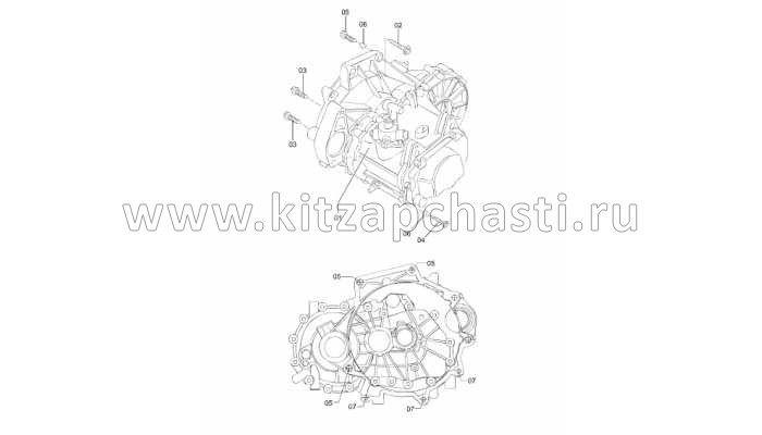 Коробка передач МКПП в сборе FAW Besturn B50 02T300058J